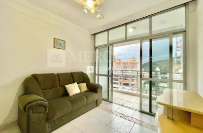 Apartamento no guarujá, pitangueiras, 2 quartos, sendo 1 suíte e sacada com vista urbana - mercuri imóveis - imobiliária no guarujá