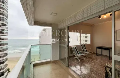 Apartamento com vista para o mar, com 3 quartos (3 suítes) à venda, 157 m² por r$ 1.060.000 - jardim astúrias - guarujá/sp – imobiliária mercuri