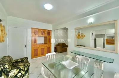 Apartamento no guarujá, pitangueiras, com vista parcial, 2 quartos.
