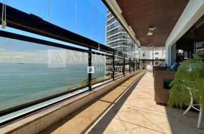 Apartamento com vista para o mar, com 4 quartos (4 suítes) à venda, 270 m² por r$ 2.600.000 - jardim astúrias - guarujá/sp - imobiliária mercuri