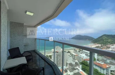 Cobertura no Guarujá, Tombo, Duplex, 3 Quartos, Sendo 1 Suíte e Sacada com Vista Mar - Mercuri Imóveis - Imobiliária no Guarujá