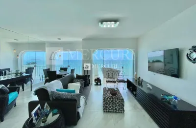 Apartamento no guarujá, pitangueiras, frente mar, com 3 quartos.