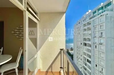 Apartamento com vista para o mar com 2 quartos à venda, 87 m² por r$ 500.000 - pitangueiras - guarujá/sp - imobiliária mercuri