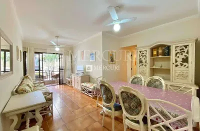 Apartamento no guarujá, enseada, 3 quartos, sala para 2 ambientes e cozinha com armários - mercuri imóveis - imobiliária no guarujá