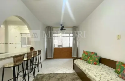 Apartamento no guarujá, pitangueiras 1 quarto, sala com 2 ambientes e próximo à praia - mercuri imóveis - imobiliária no guarujá