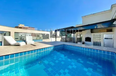 Cobertura com piscina com 3 quartos (1 suíte) à venda, 186 m² por r$ 1.600.000 - pitangueiras - guarujá/sp - imobiliária mercuri