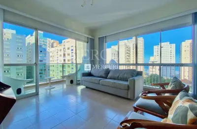 Apartamento com vista para o mar com 4 quartos (1 suíte) à venda, 127 m² por r$ 800.000 - pitangueiras - guarujá/sp - imobiliária mercuri