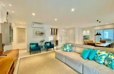 Apartamento no guarujá, pitangueiras, com varanda gourmet, com 3 quartos.