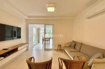Apartamento no guarujá, enseada, 3 quartos, sendo 1 suíte e varanda gourmet - imobiliária mercuri - imóveis no guarujá