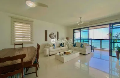 Apartamento no guarujá, astúrias, frente mar com 3 quartos (3 suítes).