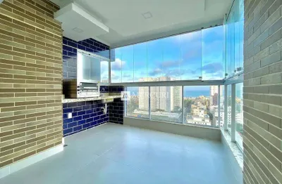 Apartamento no guarujá, enseada, 2 quartos, sala para 2 ambientes e varanda gourmet - mercuri imóveis - imobiliária no guarujá