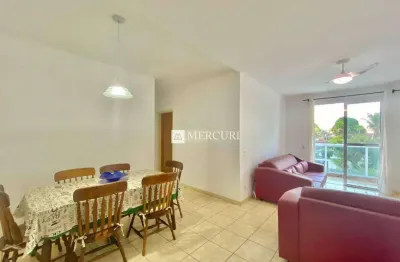 Apartamento com sacada, 2 quartos (1 suíte) à venda, 75 m² por r$ 300.000 - enseada - guarujá/sp - imobiliária mercuri