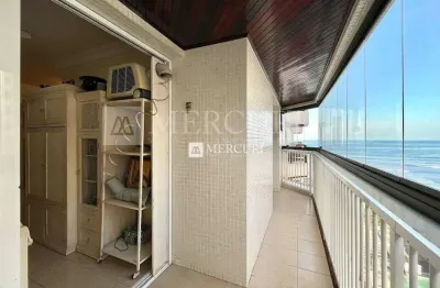 Apartamento com vista para o mar, 3 quartos (2 suítes) à venda, 100 m² por r$ 850.000 - jardim astúrias - guarujá/sp - imobiliária mercuri