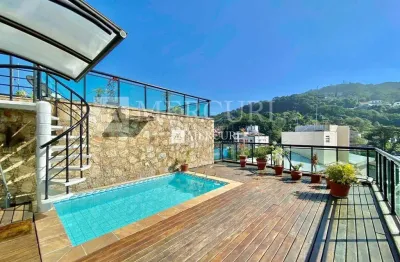 Cobertura com piscina, 3 quartos (1 suíte) à venda, 137 m² por r$ 590.000 - enseada - guarujá/sp - imobiliária mercuri