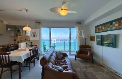 Apartamento no guarujá, enseada, 2 quartos, sendo suítes e sacada com vista para o mar - mercuri imóveis - imobiliária no guarujá
