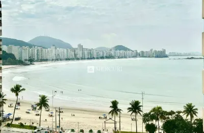 Apartamento no guarujá, astúrias, frente mar, 3 quartos, mercuri imóveis guarujá.