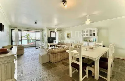 Apartamento no guarujá, enseada, há 200 metros da praia, com 3 suítes.