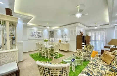 Apartamento no guarujá, enseada, 3 quartos, sendo 1 suíte e sacada - mercuri imóveis - imobiliária no guarujá