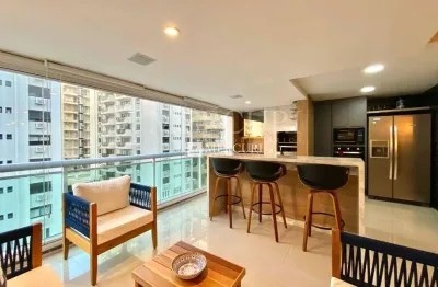 Apartamento no guarujá, pitangueiras, 3 quartos, sala para 3 ambientes e varanda gourmet - mercuri imóveis - imobiliária no guarujá