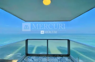 Apartamento no guarujá, pitangueiras, frente mar, 3  quartos sendo 1 suíte - mercuri imóveis - imobiliária no guarujá