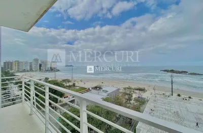 Apartamento frente mar, com 4 quartos à venda, 210 m² por r$ 1.500.000 - pitangueiras - guarujá/sp – imobiliária mercuri