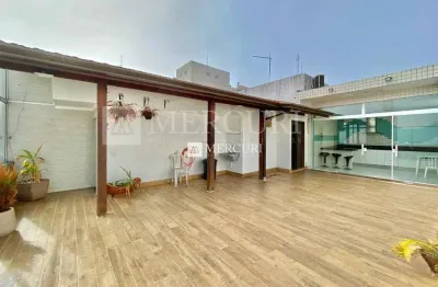 Cobertura duplex com 3 dormitórios (2 suítes) à venda, 190 m² por r$ 850.000 - pitangueiras - guarujá/sp – imobiliária mercuri