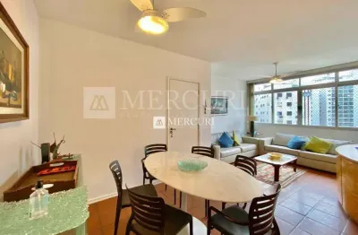 Apartamento com vista para o mar, 2 quartos (1 suíte) à venda, 85 m² por r$ 480.000 - pitangueiras - guarujá/sp - imobiliária mercuri