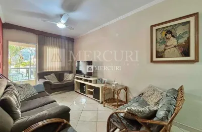 Apartamento no guarujá, enseada, 2 quartos, sala para 2 ambientes e sacada - mercuri imóveis - imobiliária no guarujá