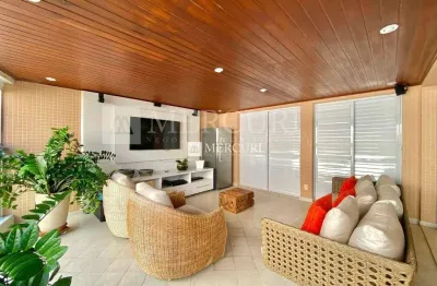 Apartamento no guarujá, enseada, 5 quartos, sendo 2 suíte e varanda gourmet - mercuri imóveis - imobiliária no guarujá