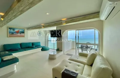 Apartamento no guarujá, pitangueiras, frente mar, com 3 quartos.
