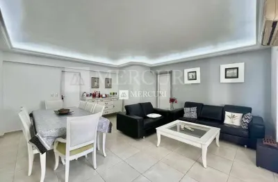 Apartamento no guarujá, astúrias, 4 quartos, sendo 1 suíte e vranda gourmet com vista parcial para o mar - mercuri imóveis - imobiliária no guarujá