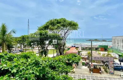 Apartamento no guarujá, pitangueiras, 3 quartos, sala para 2 ambientes e sacada com vista para o mar- mercuri imóveis - imobiliária no guarujá