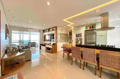 Apartamento no guarujá, enseada, 3 quartos, sendo 1 suíte e varanda gourmet - mercuri imóveis - imobiliária no guarujá