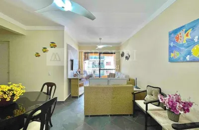 Apartamento na praia da enseada com sacada e suíte, região pão de açúcar