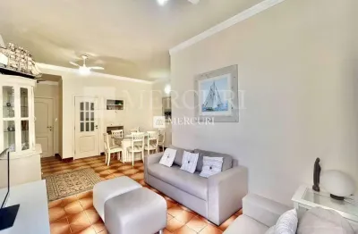 Apartamento à venda no guarujá – astúrias, vista total para o mar