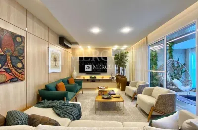 Apartamento no guarujá, enseada, com vista mar, 3 suítes e adega e varanda gourmet  - mercuri imóveis - imobiliária no guarujá