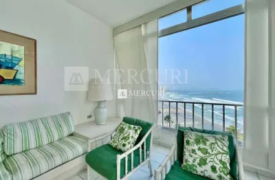 Apartamento com vista para o mar, 3 quartos à venda, 190 m² por r$ 1.200.000 - pitangueiras - guarujá/sp - imobiliária mercuri
