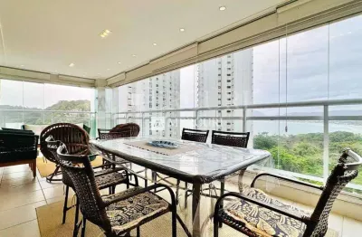 Apartamento no guarujá, verdemar, vista mar, enseada, 3 suítes e varanda gourmet - mercuri imóveis - imobiliária no guarujá.