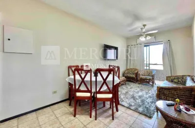 Apartamento no guarujá, enseada, com vista mar, 2 quartos.