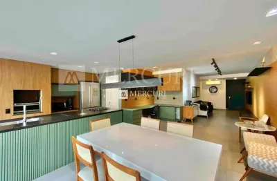 Apartamento no guarujá, pitangueiras, reformado e com varanda gourmet.