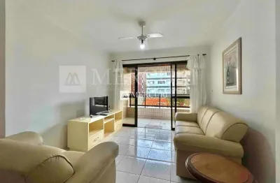 Apartamento no guarujá, enseada, sala ampla e sacada