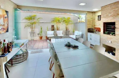 Apartamento com espaço gourmet, 3 quartos (3 suítes) à venda, 107 m² por r$ 1.200.000 - enseada - guarujá/sp - imobiliária mercuri