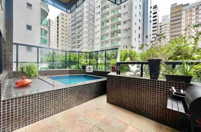 Apartamento no guarujá, pitangueiras, dúplex, próximo a praia