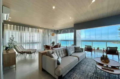 Apartamento no Guarujá, Pitangueiras, 3 Quartos, Sendo Suítes e Sacada com Vista Mar - Mercuri Imóveis - Imobiliária no Guarujá