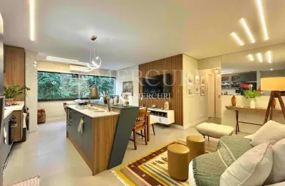 Apartamento no guarujá, enseada, decorado com 2 quartos