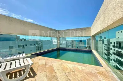 Cobertura com piscina, com 2 quartos (2 suítes) à venda, 150 m² por r$ 800.000 - pitangueiras - guarujá/sp - imobiliária mercuri