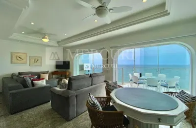 Apartamento no guarujá, pitangueiras, frente mar, com 4 quartos.