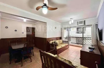 Apartamento no guarujá, enseada, sacada e 3 quartos - mercuri imóveis - imobiliária no guarujá