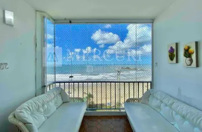 Apartamento no guarujá, pitangueiras, 3 quartos, frente mar e prédio com lazer.