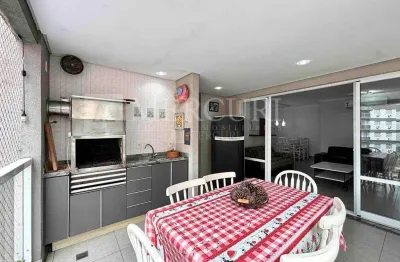 Apartamento no guarujá, enseada, varanda gourmet, 3 quartos